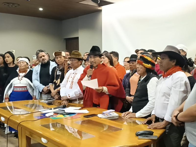 Conaie y Pachakutik definen postura en Asamblea de Pueblos ante la segunda vuelta