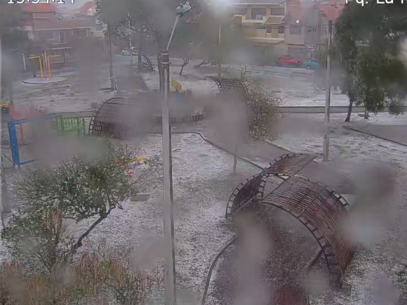 Intensa granizada sorprende a Cuenca tras días de calor