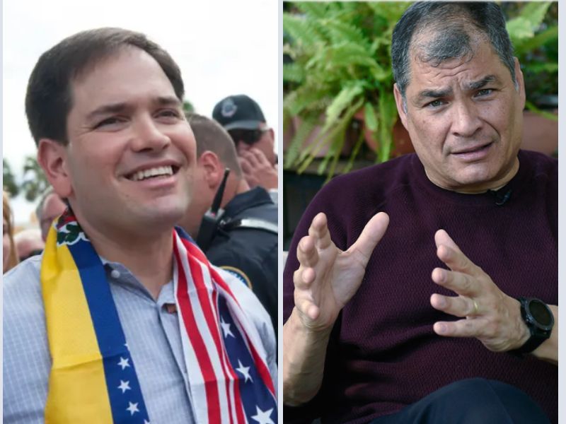 Esto es lo que dice Marco Rubio, ‘halcón’ republicano, del expresidente Correa 