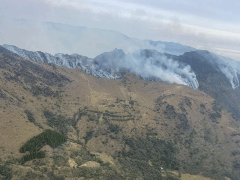 Cuenca en emergencia por incendios forestales