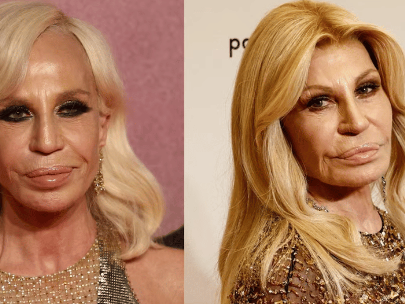 Donatella Versace sorprende con un rejuvenecimiento que evoca su icónica imagen de los 90