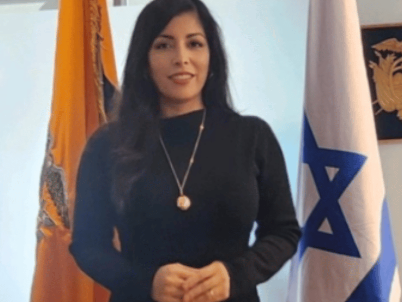 María Cristina Cevallos es la nueva Embajadora de Ecuador en Israel