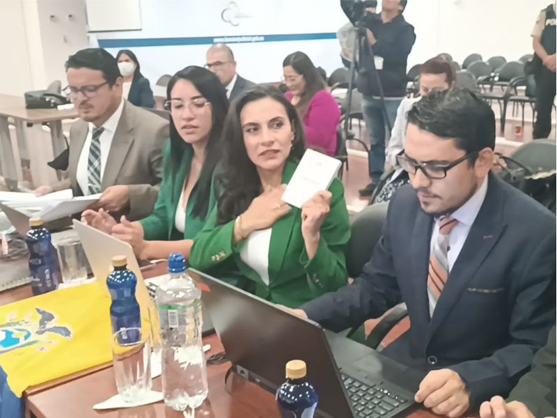 Vicepresidente Verónica Abad espera que hoy se cumpla audiencia 