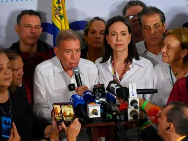 ‘Maduro consolidó un golpe de Estado’, denuncian María Corina Machado y Edmundo González Urrutia