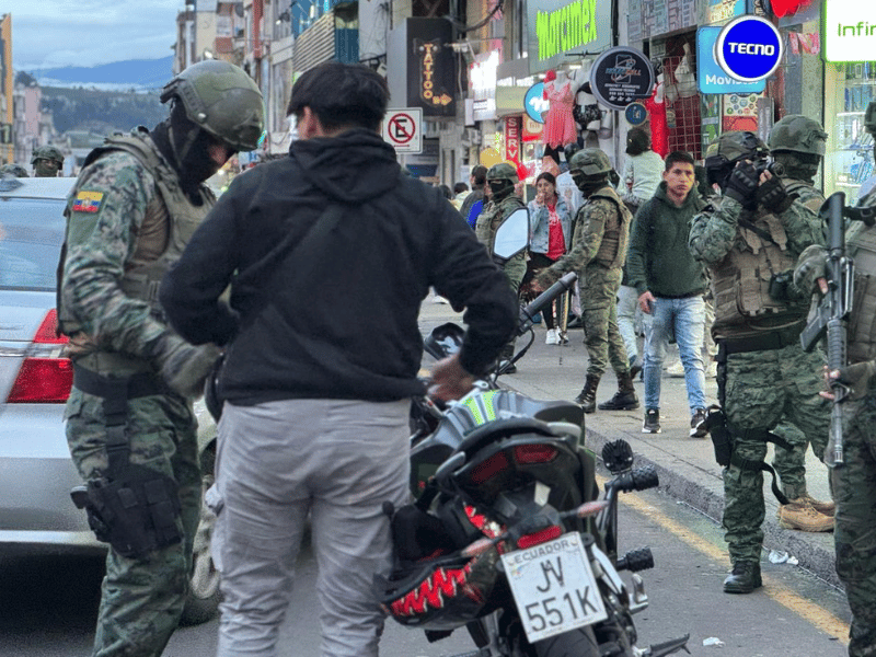 Bloque de seguridad interviene en Ambato 