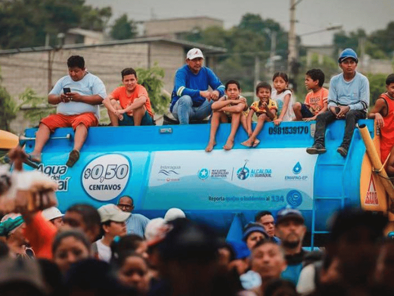 Guayaquil avanza hacia la cobertura total de agua potable con la construcción del Quinto Acueducto