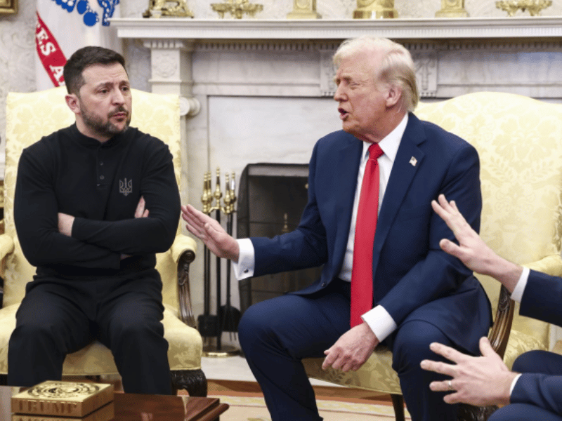 Tensión entre Trump y Zelenski en la Casa Blanca: ‘O hacen un trato o los dejamos solos’