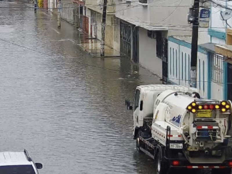 27 sectores de Guayaquil resultaron afectados por las lluvias