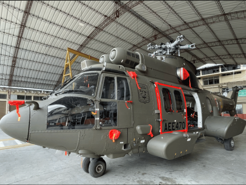 Ecuador refuerza su seguridad con la llegada de dos nuevos helicópteros franceses