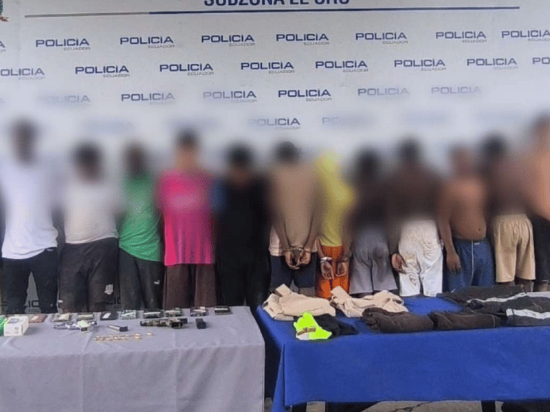 Se desmanteló a banda de extorsionadores en El Oro