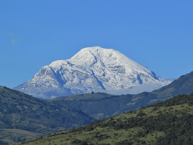 Ambiente alerta ‘alto riesgo de avalancha’ en el volcán Chimborazo