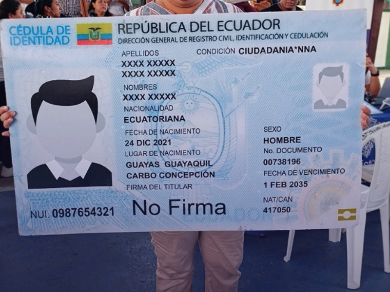 Registro Civil extiende validez de cédulas caducadas y promueve uso de certificado digital