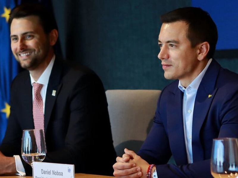 Noboa respalda nueva presidencia de la Asamblea