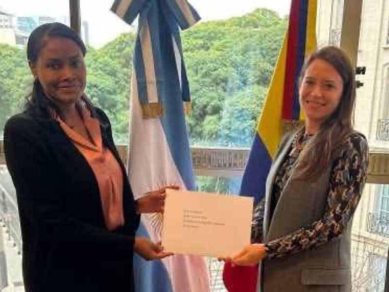 Diana Salazar oficializa su rol como embajadora de Ecuador en Argentina
