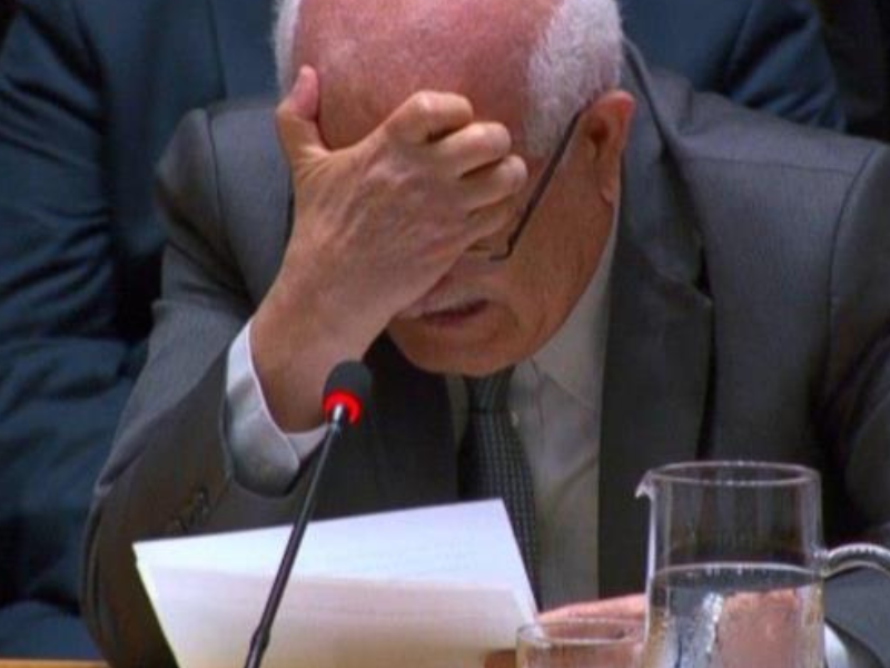Embajador palestino en la ONU se quiebra al narrar tragedia en Gaza