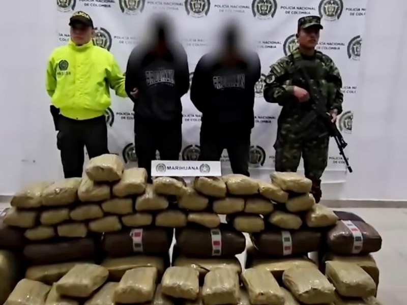 Capturados en Ipiales dos presuntos enlaces del narcotráfico hacia Ecuador