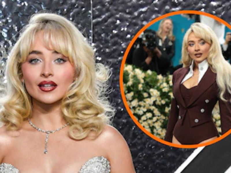 Sabrina Carpenter sorprende en la Met Gala 2025 con look sin pantalones por recomendación de Pharrell