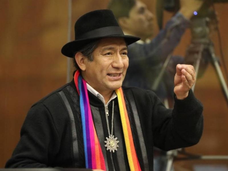 Quishpe defiende diálogos de Pachakutik con el Gobierno y lanza críticas a Leonidas Iza: ‘Cuando el correísmo apoyó a los evasores, nadie dijo nada’