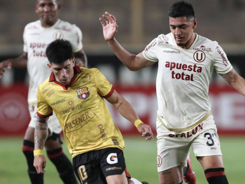 Universitario vence 1-0 a Barcelona SC y se acerca a octavos de final de la Copa Libertadores