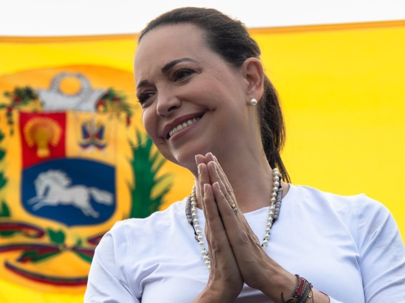 María Corina Machado afirma que Maduro está en su punto más débil