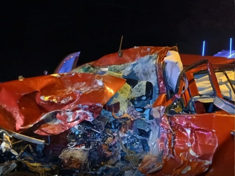 Choque frontal en Tambillo deja un muerto y dos heridos