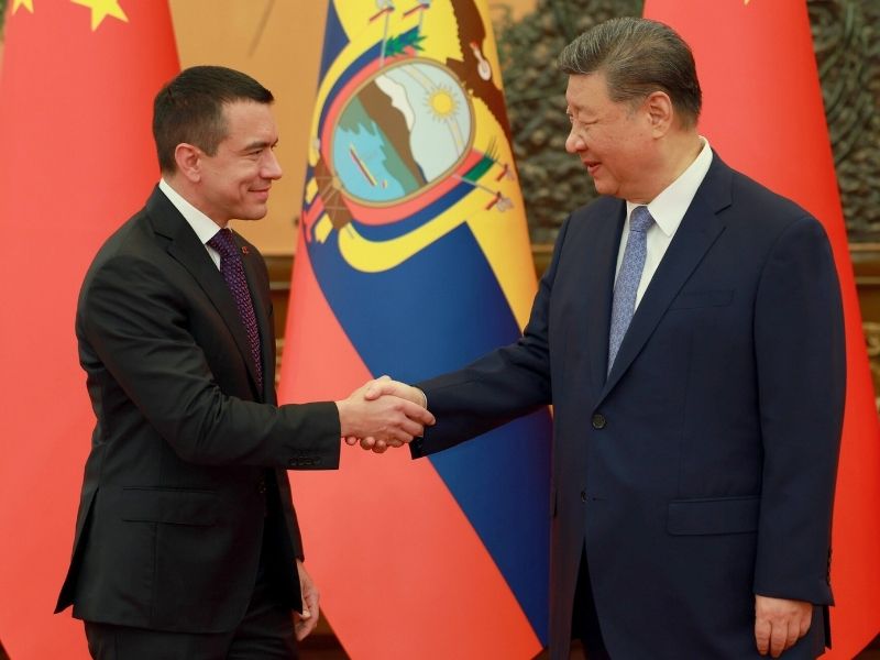 Mangos, camarones y millones: el viaje de Noboa a China deja nuevas puertas abiertas para Ecuador