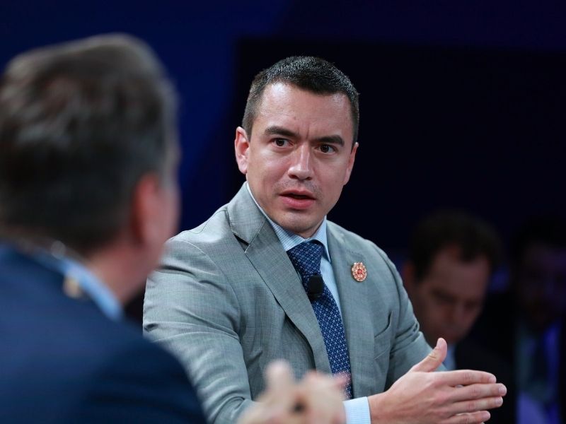 ‘La era de la ideología terminó’: Noboa llama a soluciones pragmáticas
