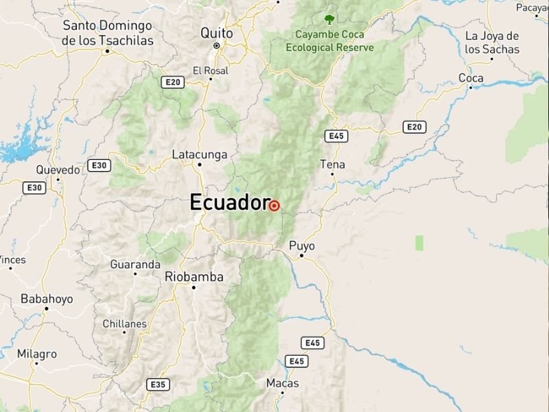Sismo de 3.3 sacudió Baños la noche de este jueves 5 de junio