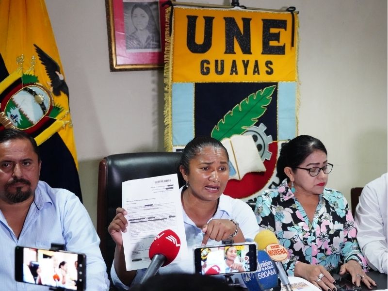UNE Guayas exige declarar en emergencia al sistema educativo por extorsiones