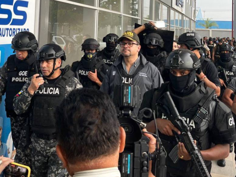 Policía allana Agencia de Tránsito y Bomberos de Durán por presunta corrupción