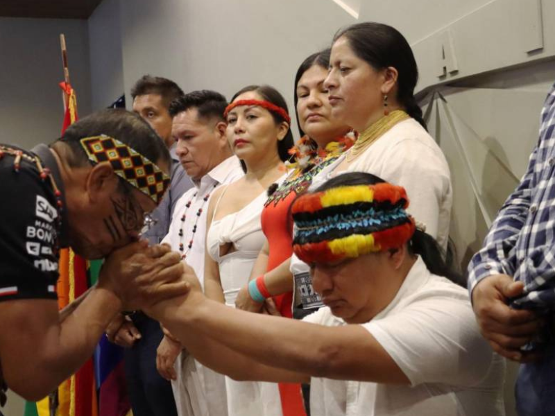 Marlon Vargas asume presidencia de la CONAIE