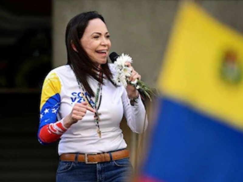 María Corina Machado denuncia detención de 20 opositores por parte del régimen de Maduro
