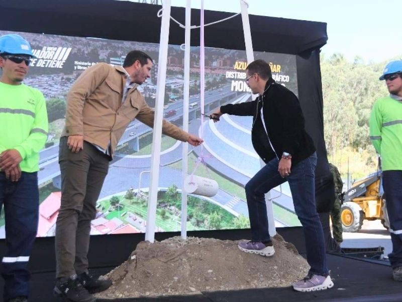 Distribuidor Monay-IESS y rehabilitación de vía Cuenca–Molleturo marcan inicio de obras viales en Azuay