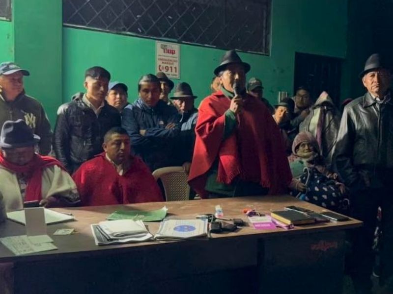 Indígenas de Cotopaxi juzgarán este jueves a tres policías acusados de intentar atentar contra Leonidas Iza