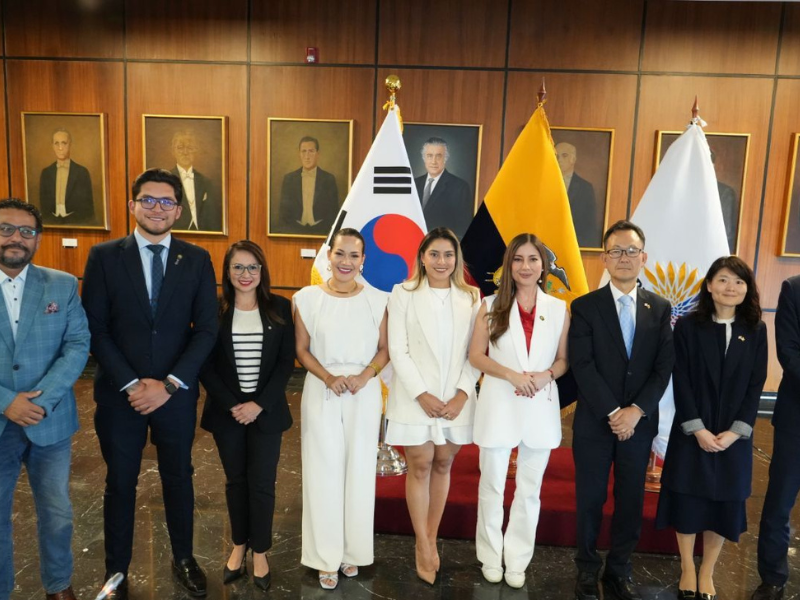 Jaramillo y Mendoza liderarán el Grupo Interparlamentario Ecuador–Corea