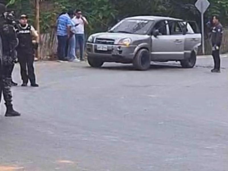 Masacre en Manabí: cinco personas acribilladas dentro de un vehículo en la vía a Crucita