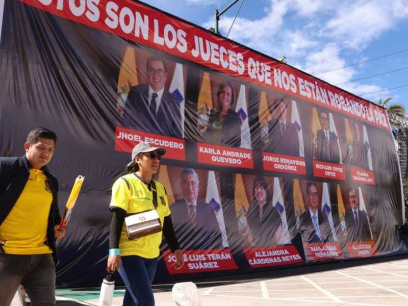 Corte Constitucional rechaza exposición pública de jueces en pancartas